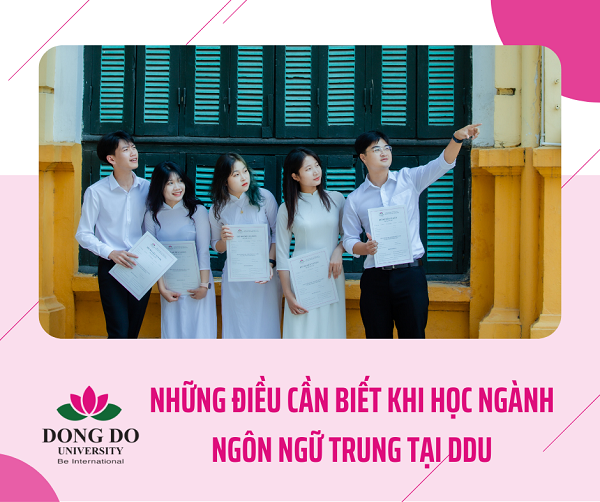 Những điều cần biết khi học ngành Ngôn ngữ Trung Quốc tại DDU