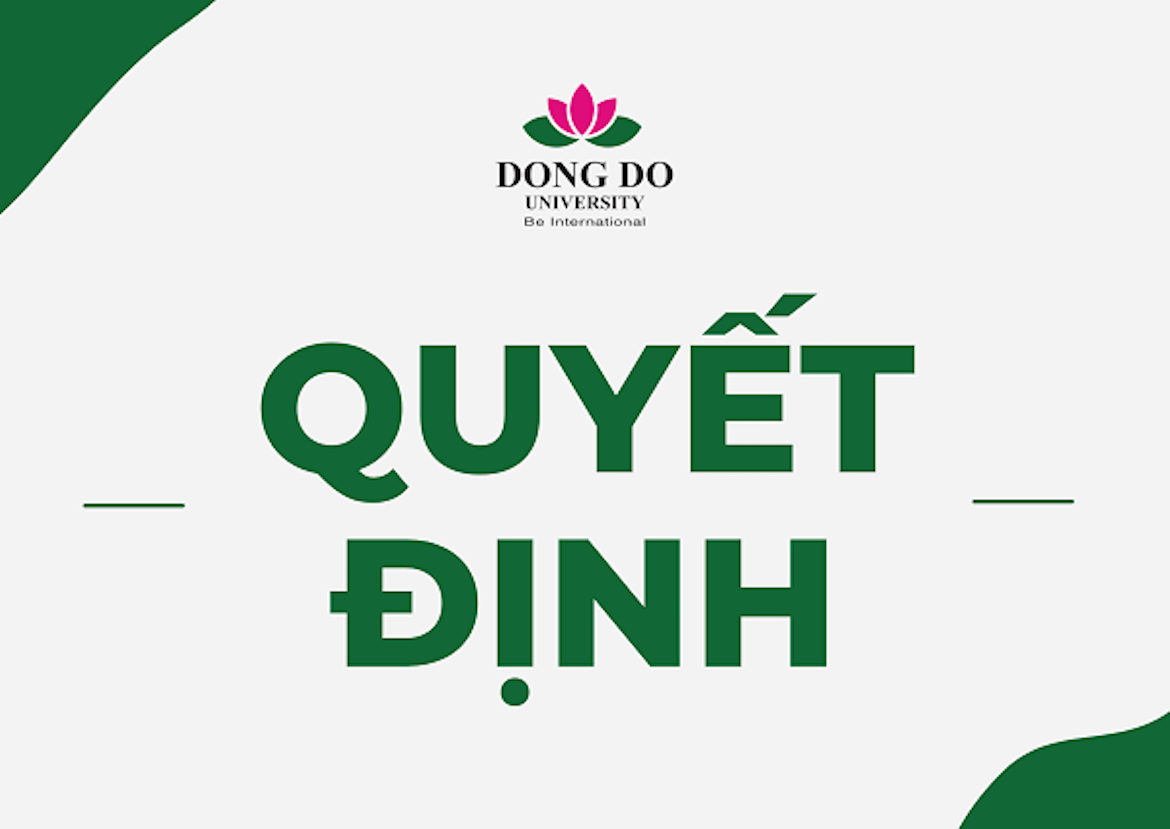 Quyết định thành lập Quỹ khuyến học, khuyến tài của Trường Đại học Đông Đô