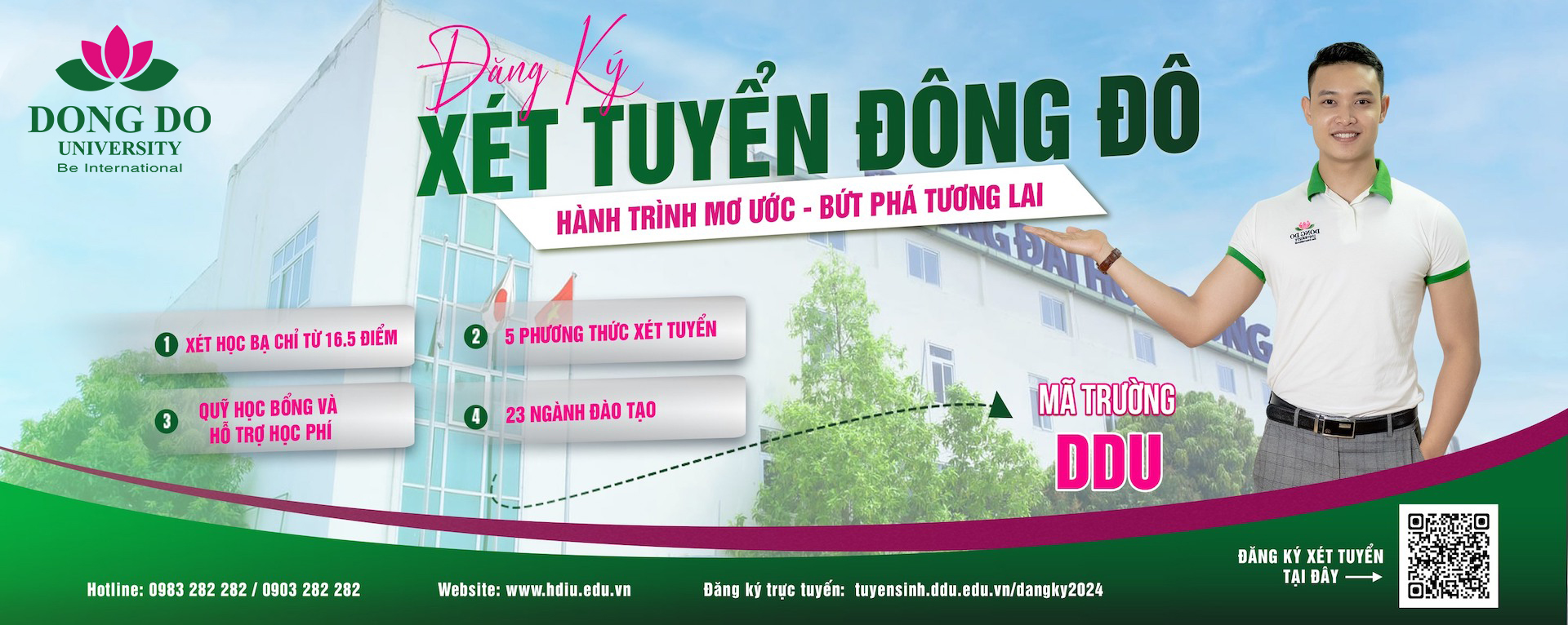 Thông báo Tuyển sinh Đại học Chính quy năm 2024